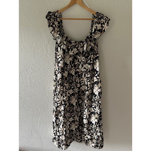 AVA & VIV | Womens Plus Size Ruffle Maxi Empire Waist Dress NEW Size 3X Cottage - Picture 6 of 11